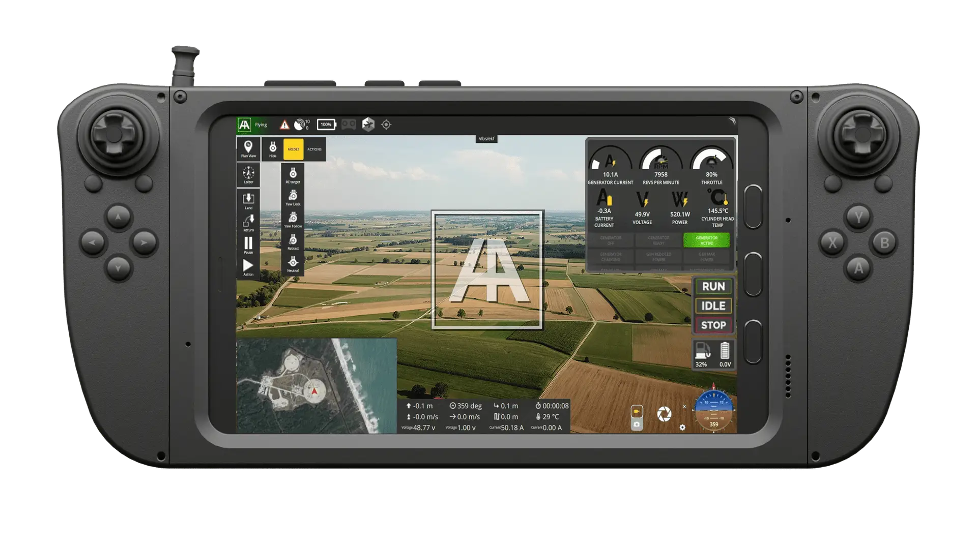 Harris Aerial C-Navigator handheld Ground Control Station