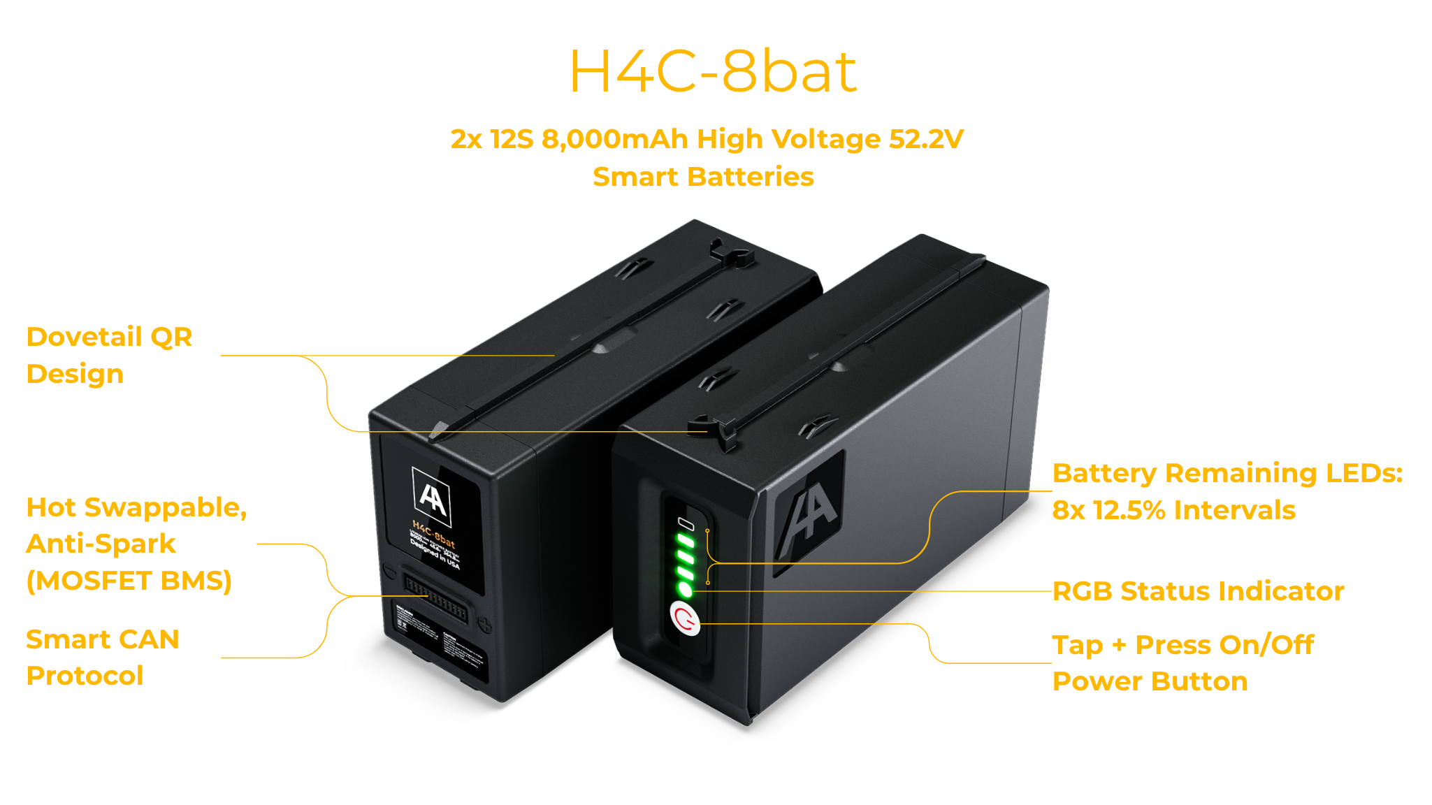 H4C Dual 12S Smart Battery System