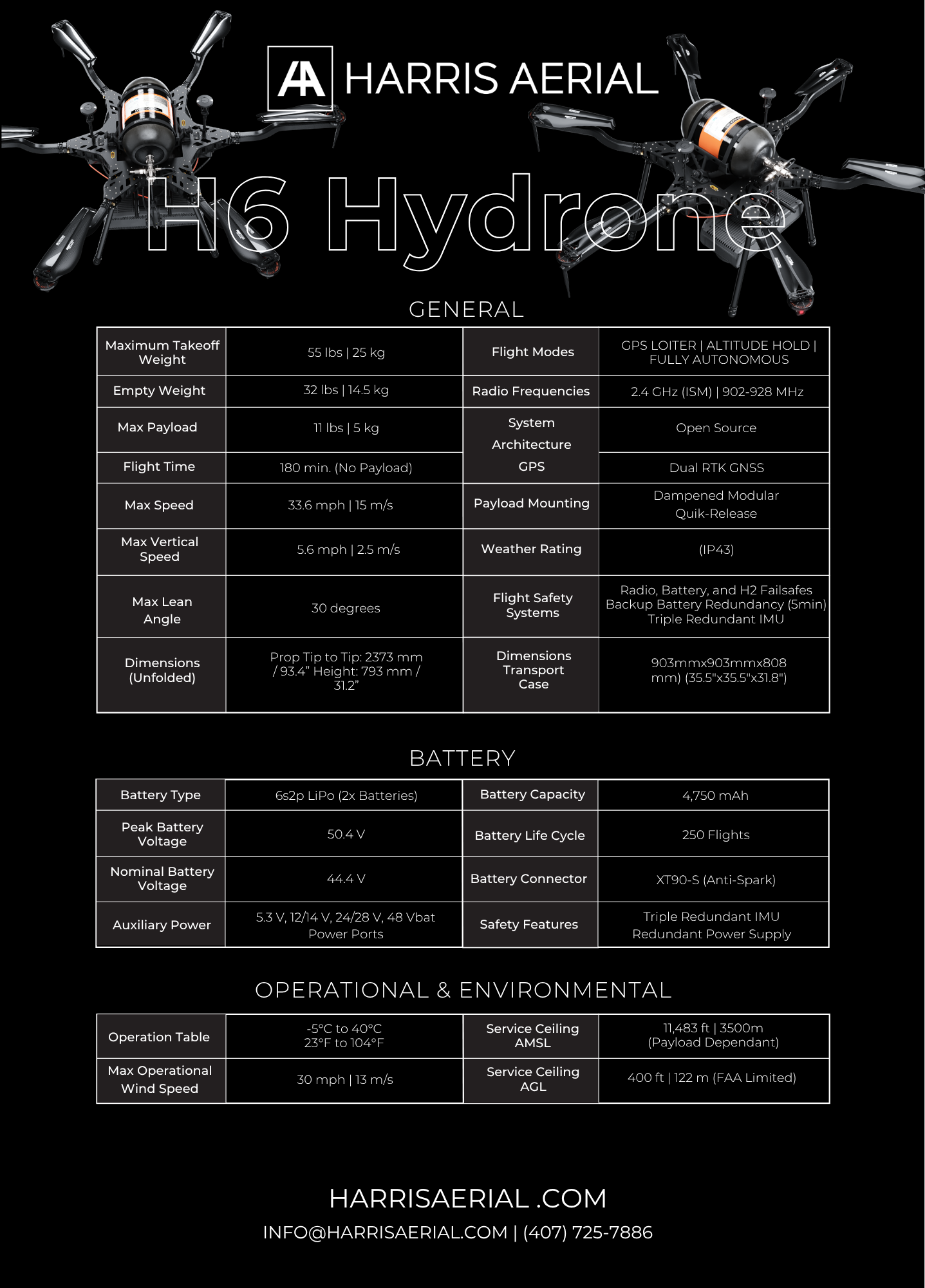 H6 Hydrone Brochure Page 1