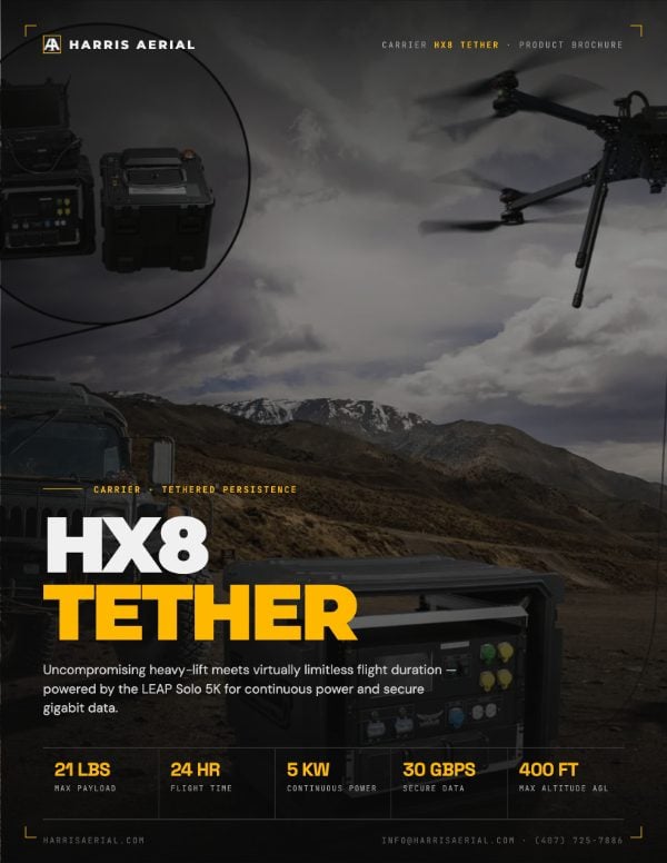 HX8 Tether Brochure Page 1