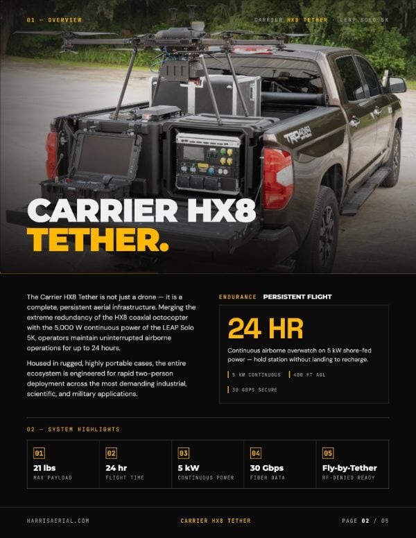 HX8 Tether Brochure Page 2