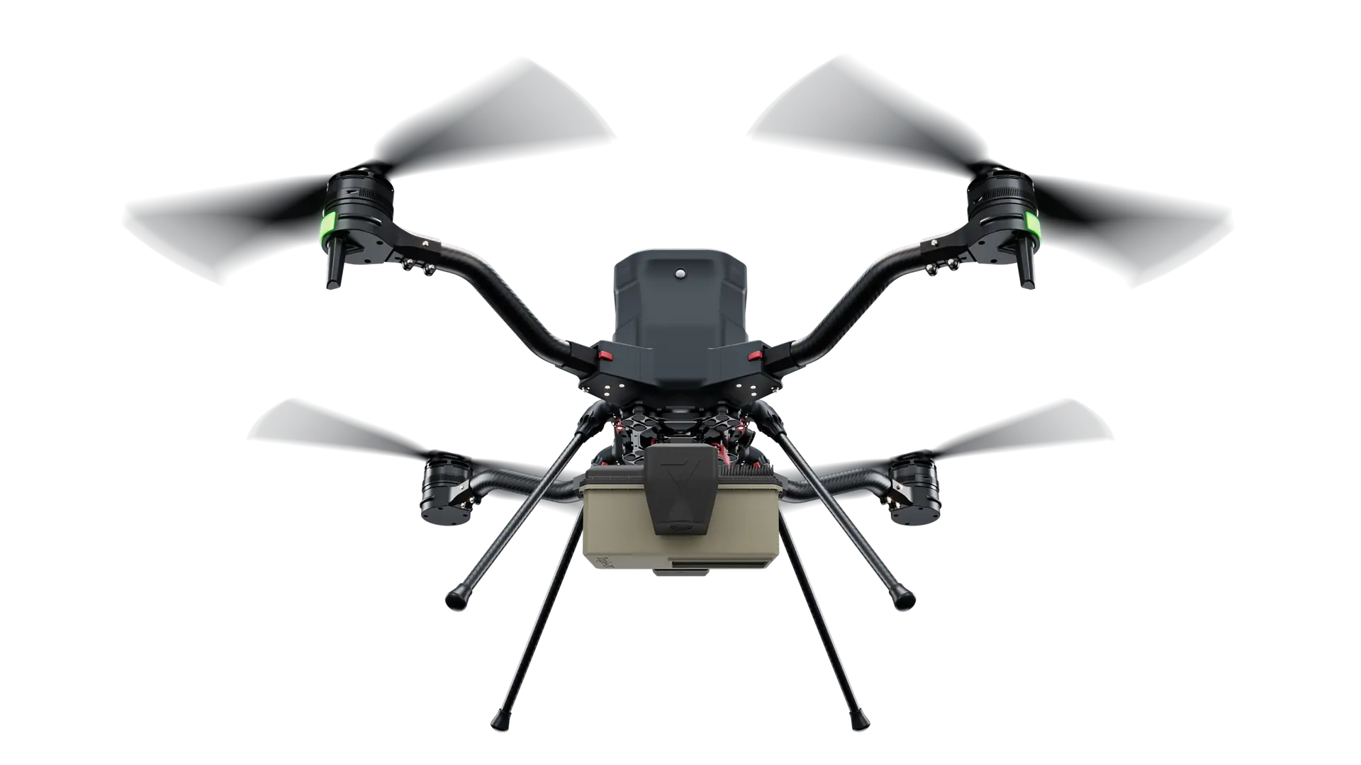 Carrier H4C Quad with a GeoCue TrueView 641 LiDAR mounted